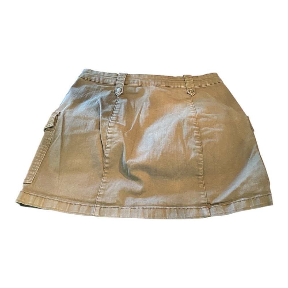 SO Green Cargo Skirt Juniors Size 17/33W - Picture 2 of 4